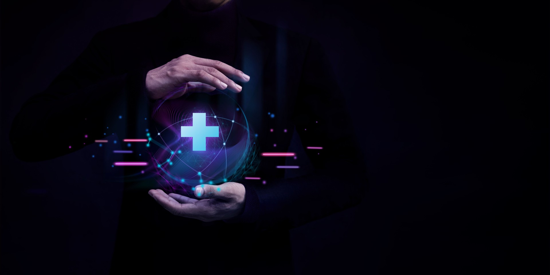 World Medical Innovation Technology Concepts.Hospital and Health Care Virtual Network